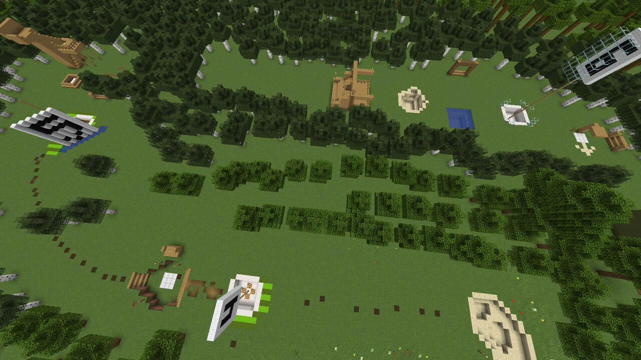 Mathtriqueur ender pearl golf course Minecraft Map