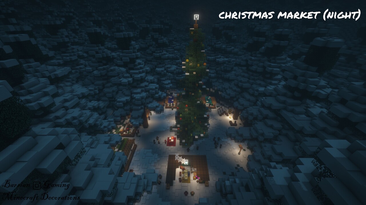 Christmas Market Minecraft Map