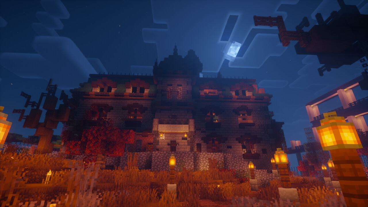 The Moriarty family's haunted mansion Minecraft Map
