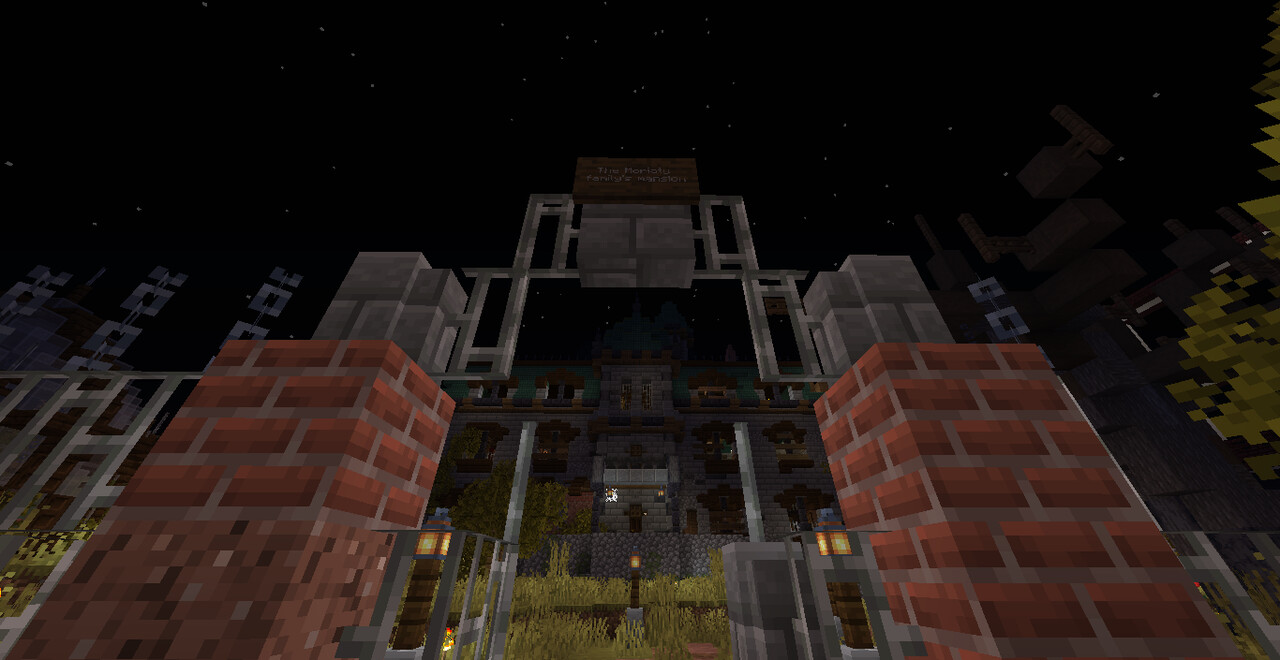 The Moriarty family's haunted mansion Minecraft Map