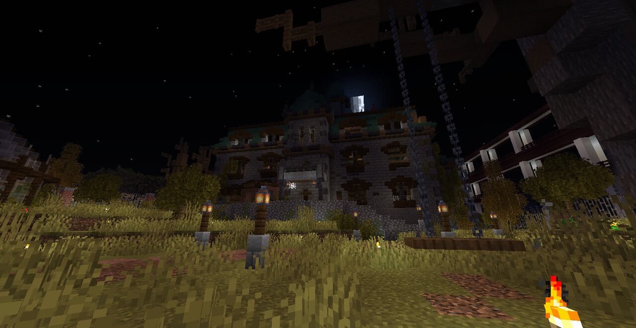 The Moriarty family's haunted mansion Minecraft Map