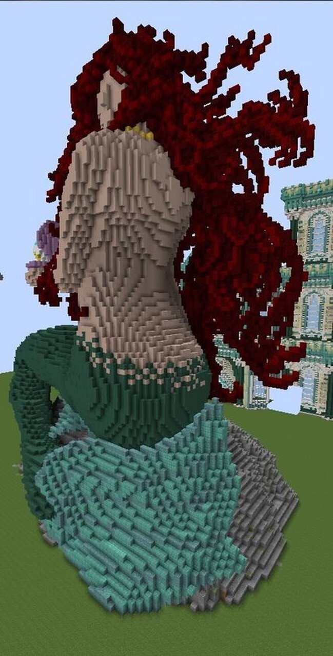 Mermaid Statue Minecraft Map