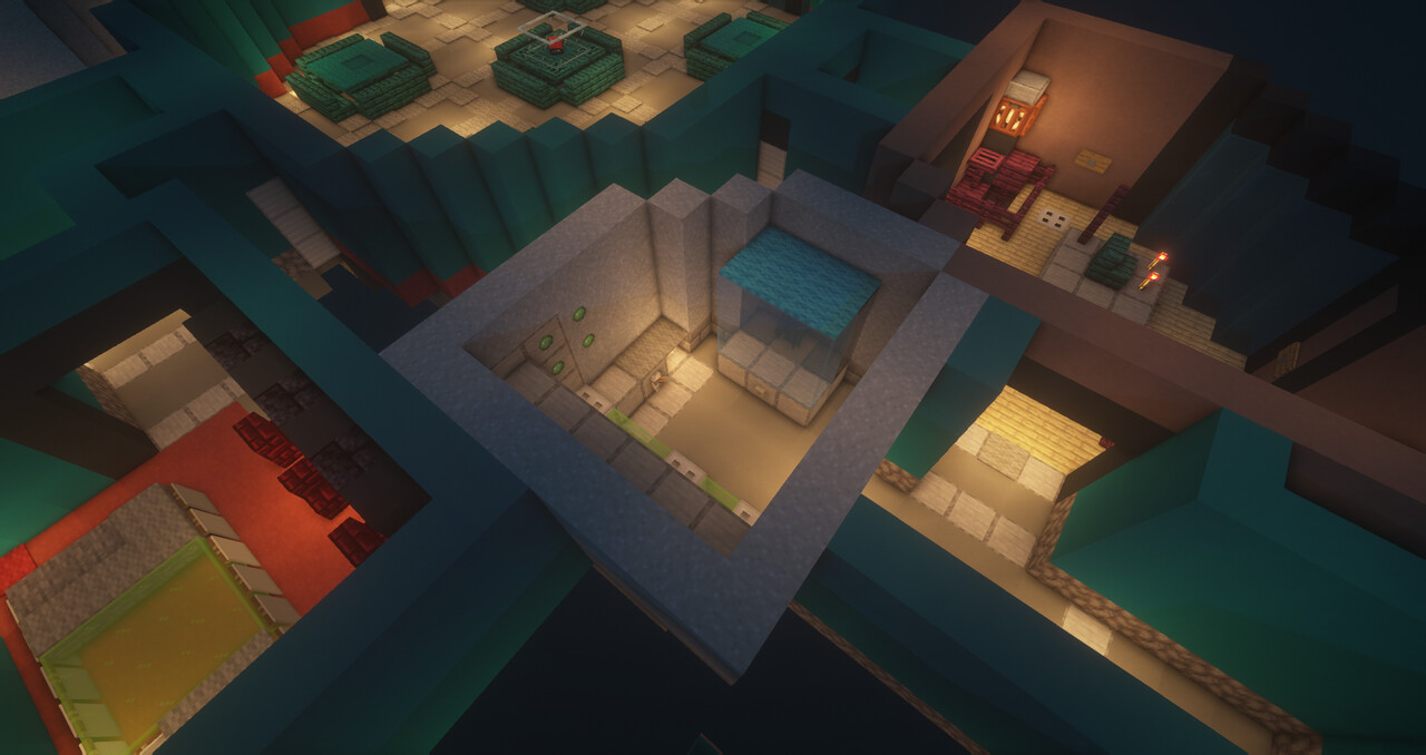 AMONG US The Skeld Minecraft Map