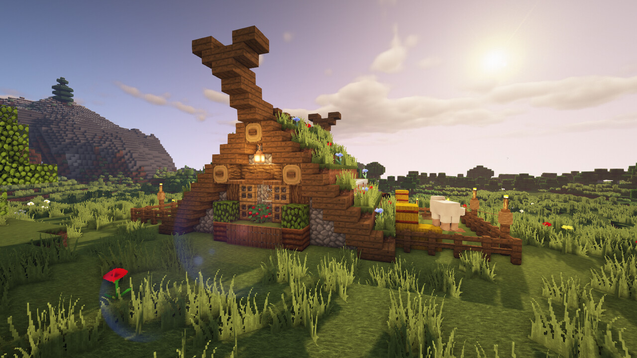  Minecraft Starter House Tutorial Minecraft SMALL VIKING HOUSE Minecraft Map