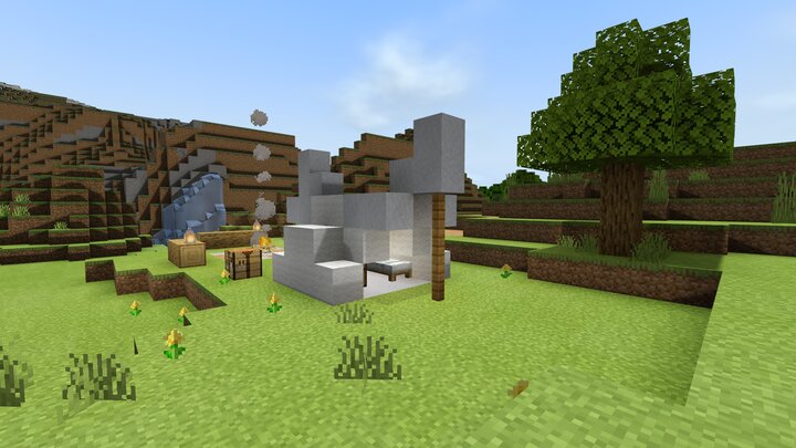 Simple Tent + Simple Campsite Minecraft Map