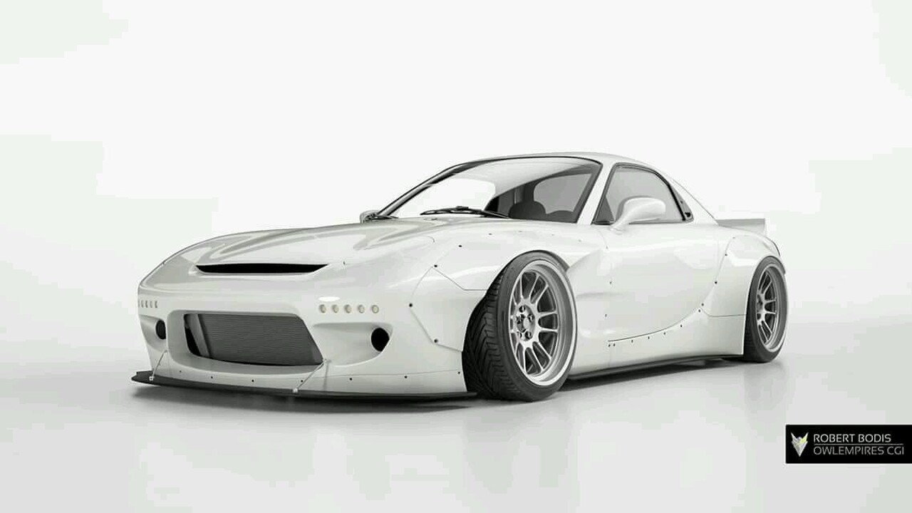 Mazda rx7 Rocket Bunny Minecraft Map