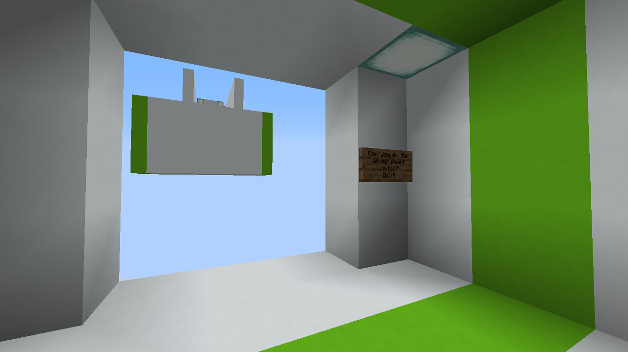 Clutch practice Minecraft Map