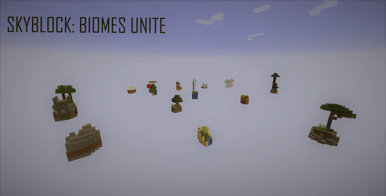 SKYBLOCK Biomes Unite Minecraft Map