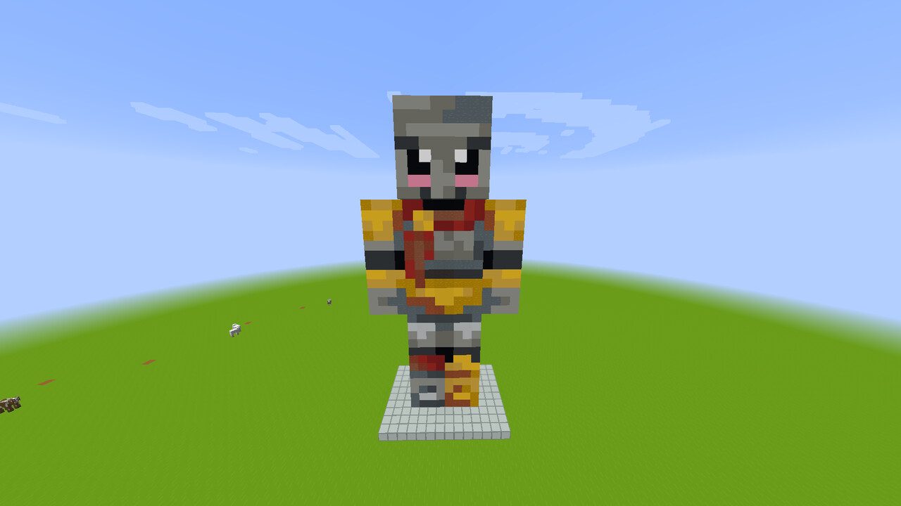 Arcaniax Iron Golem Statue Minecraft Map