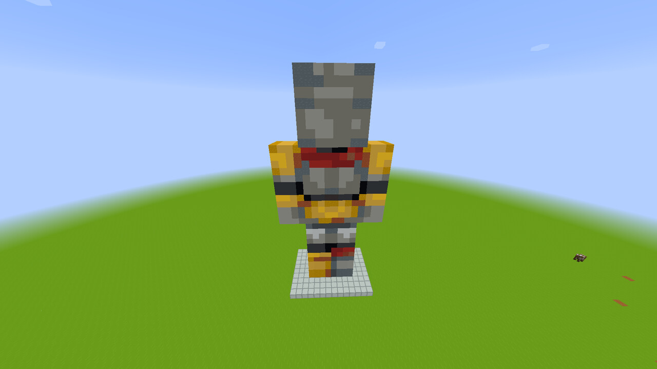 Arcaniax Iron Golem Statue Minecraft Map