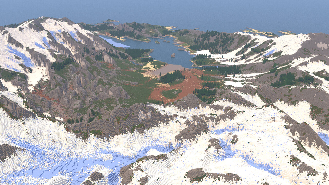 🌍 Worcoast - a custom realistic forest and mountain terrain [4K, JAVA ...