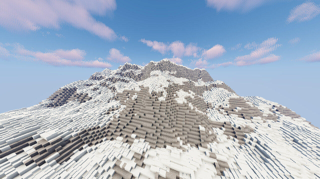 1024x1024 Snowy Tundra Map Minecraft Map