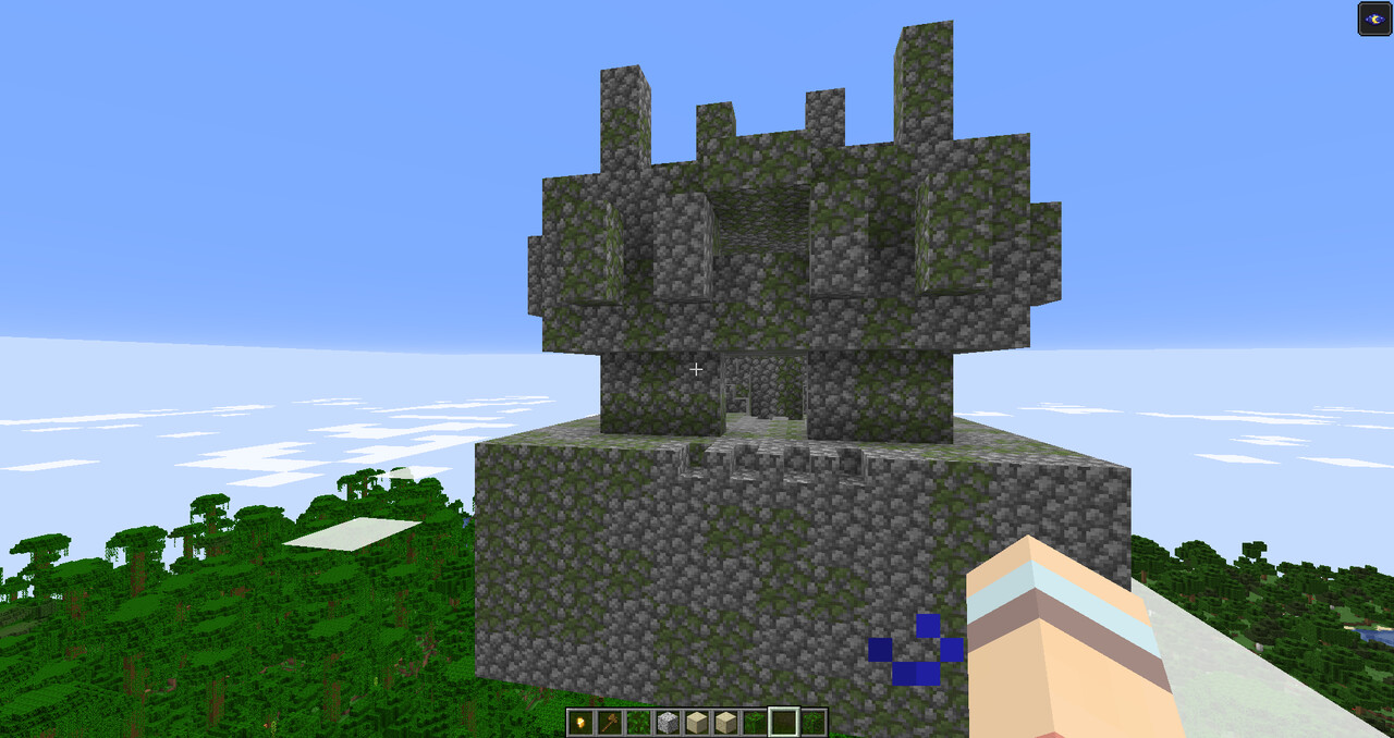 Natural Jungle Pyramid Schematic Minecraft Map