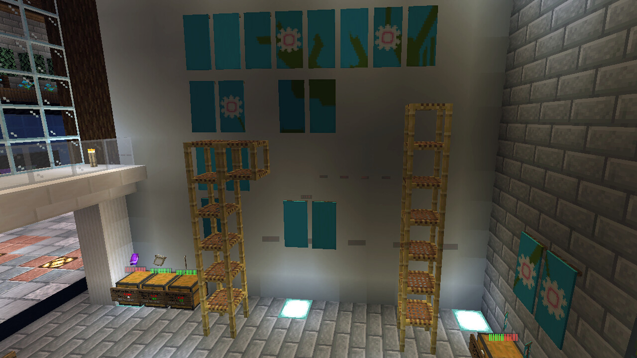 Cherry Tree Banner Mural Minecraft Map