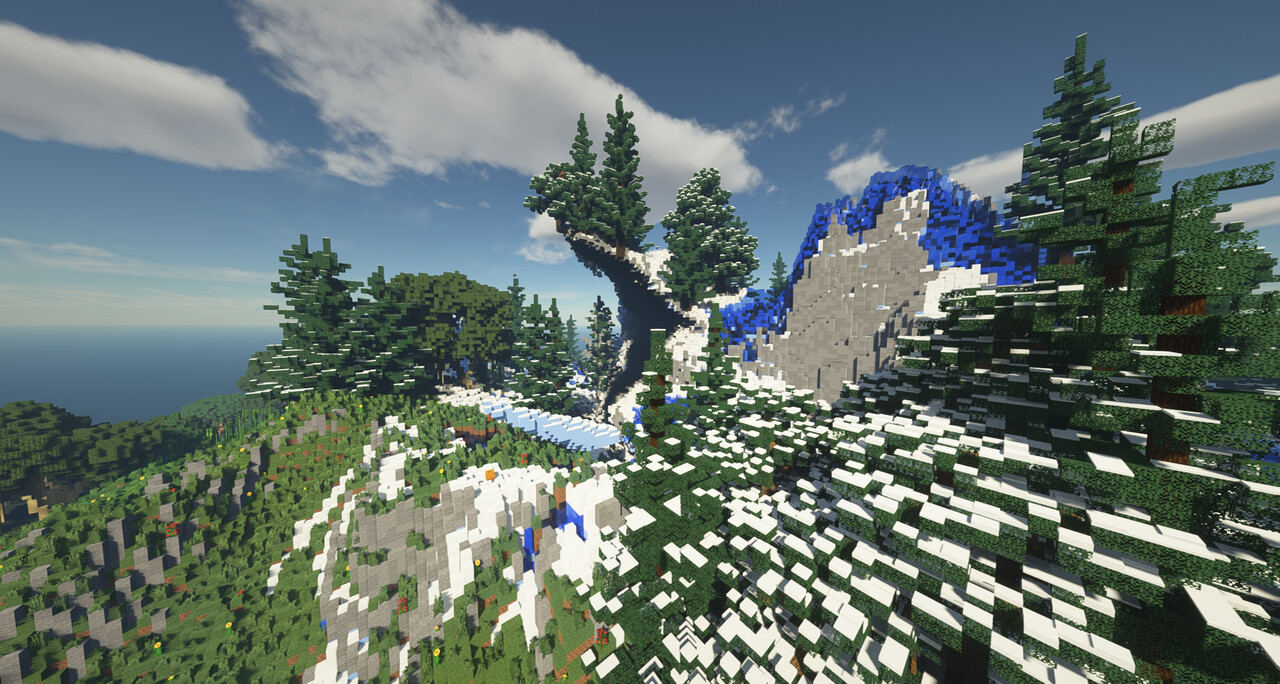 Iris Custom Map Generation Minecraft Map