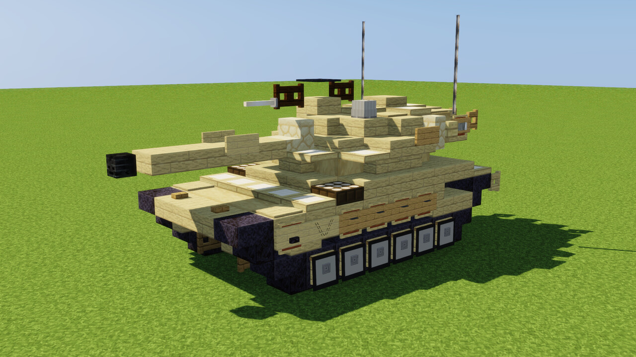 Merkava Mk 4 Main Battle Tank Minecraft Map