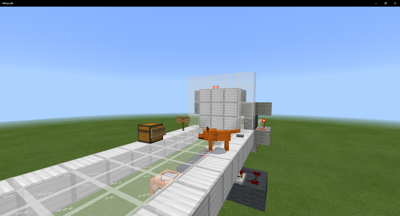 4 piston doors, bedrock edition [ONLY] 1x2, 2x2, 4x4, 6x6, Minecraft Map