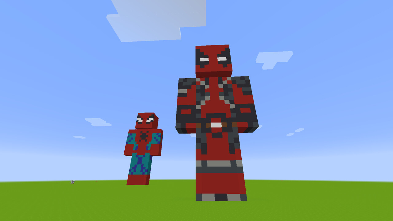 Deadpool Statue Minecraft Map