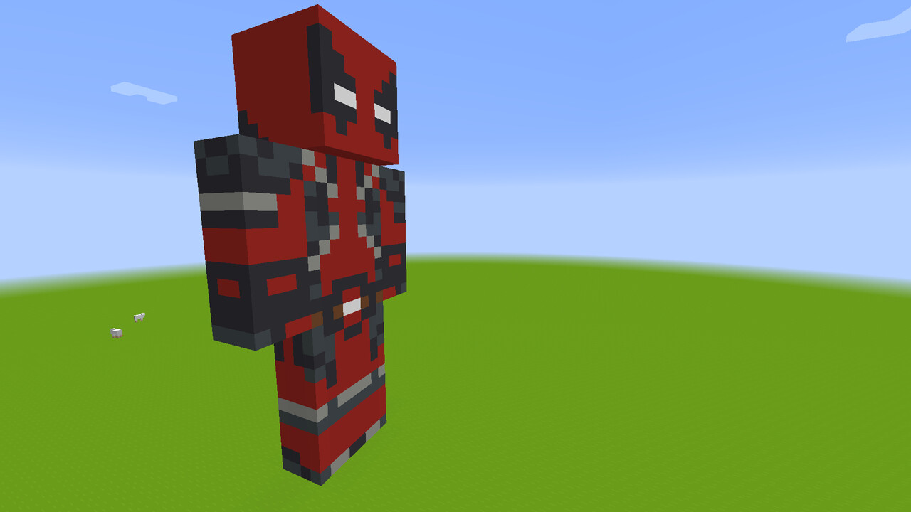 Deadpool Statue Minecraft Map