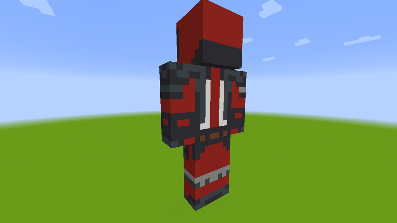 Deadpool Statue Minecraft Map