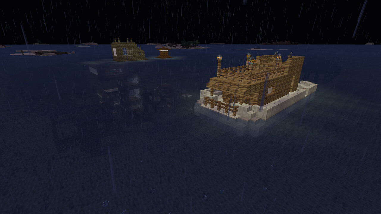 bedrock ocean underwater base Minecraft Map