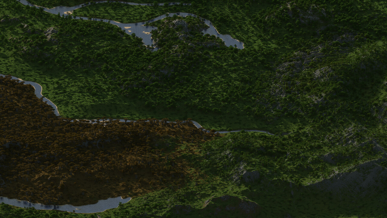 Spacious RPG world - 20000x20000 Minecraft Map