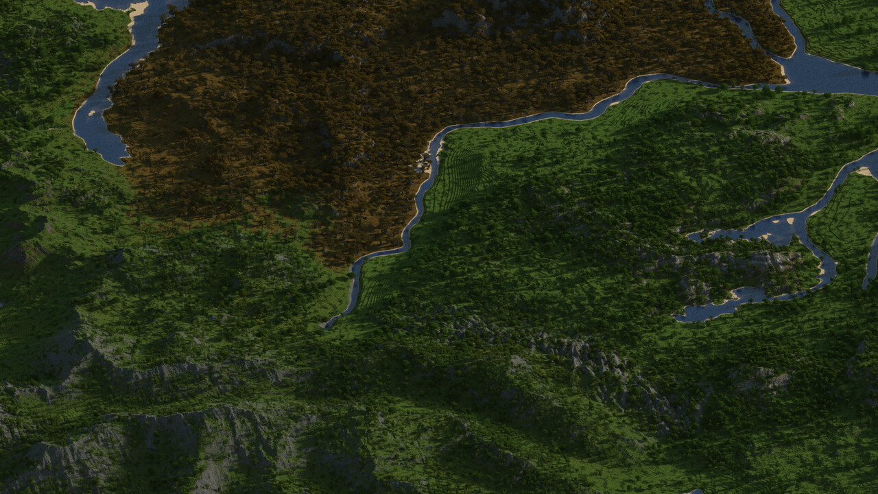 Spacious RPG world - 20000x20000 Minecraft Map