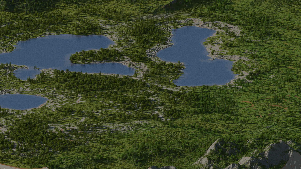 Spacious RPG world - 20000x20000 Minecraft Map