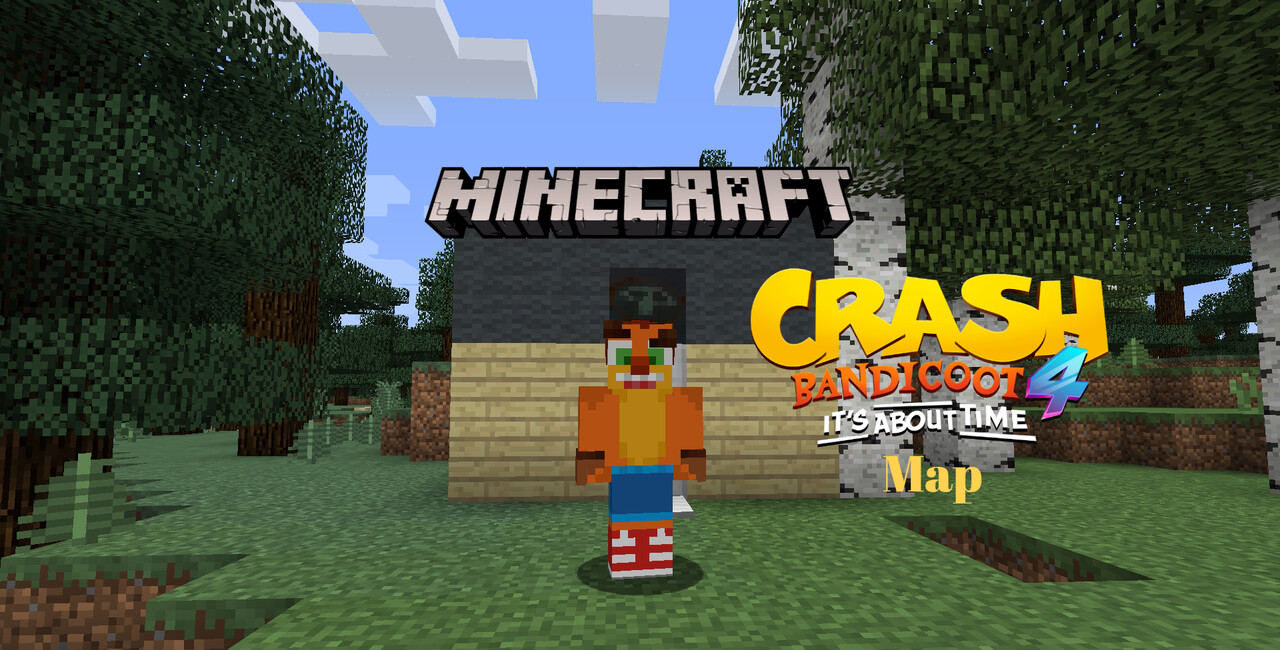 Crash Bandicoot 4 It's About Time Map Minecraft Map