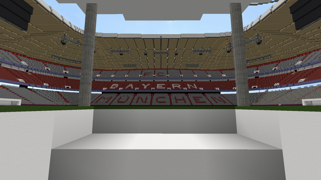 Minecraft - Allianz Arena - current status in 2020 Version 1 Updates