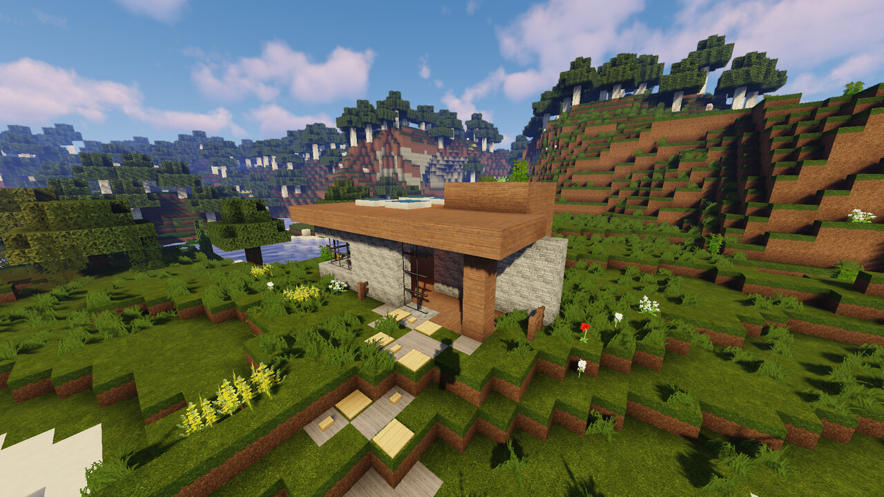 Minecraft Small Fantastic Modern House + Download Minecraft Map