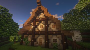 Medieval House // Mittelalterliches Haus Minecraft Map & Project