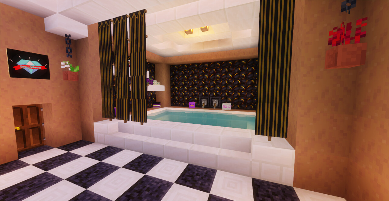 🛀 Luxury Bathroom 🛀 Minecraft Map