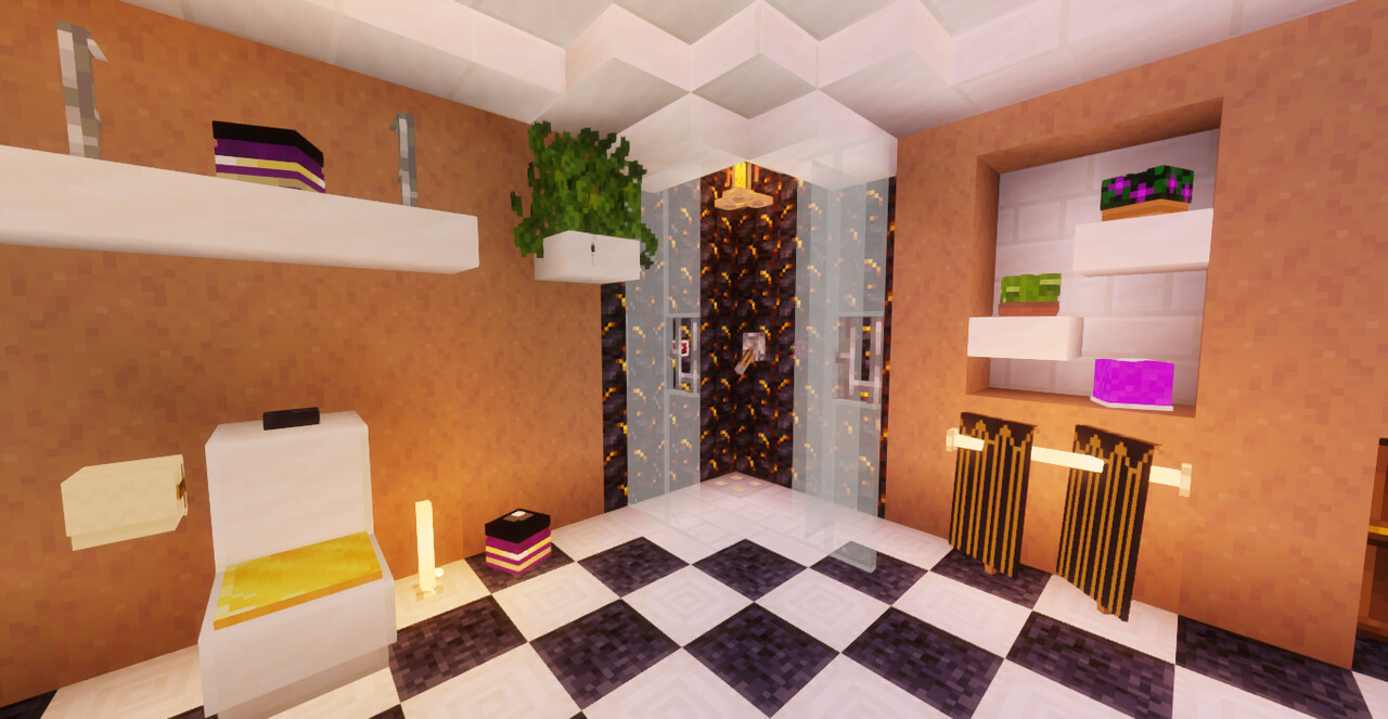 🛀 Luxury Bathroom 🛀 Minecraft Map
