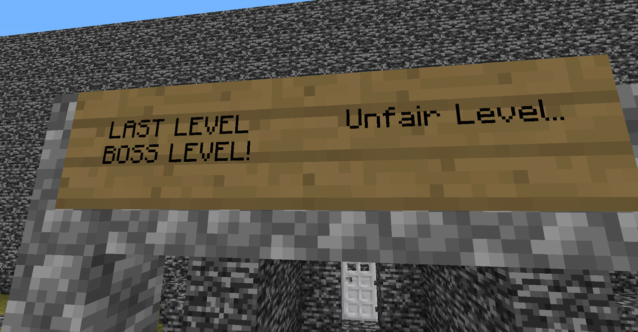 Only Unfair Mazes!! Minecraft Map