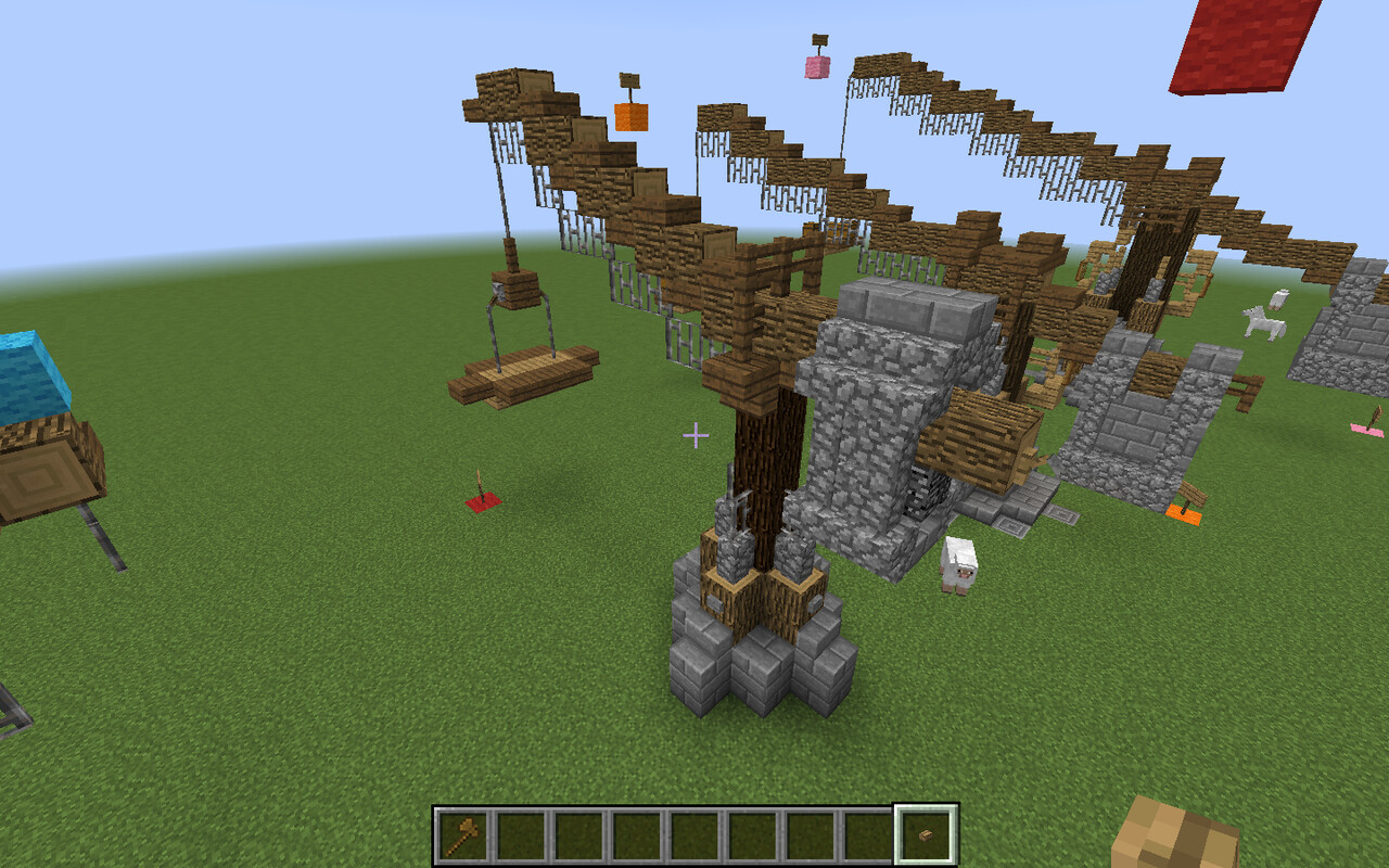 Medieval cranes Minecraft Map