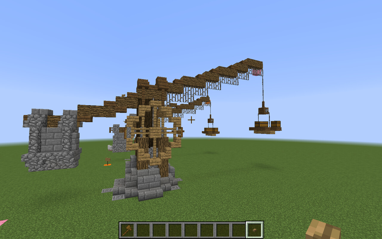 Minecraft Medieval Crane