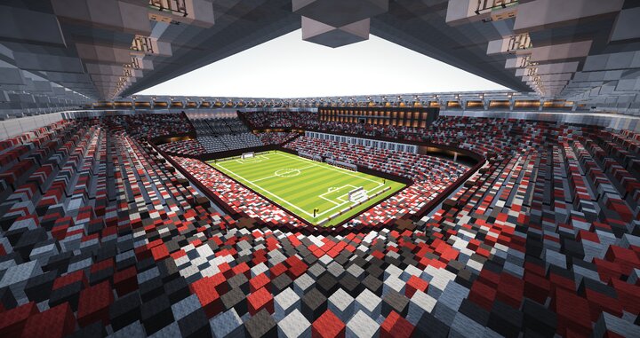 Future Football Stadium of SC Freiburg Minecraft Map