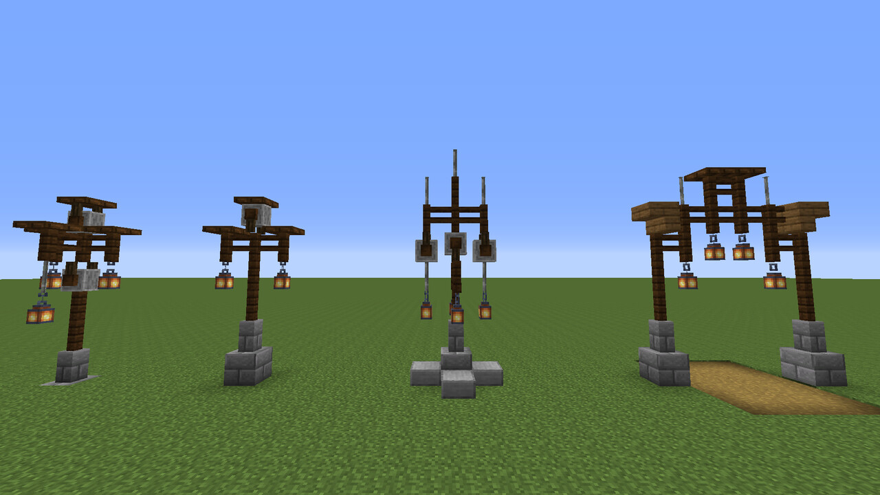 15 Lighting Designs with Lanterns Minecraft Map