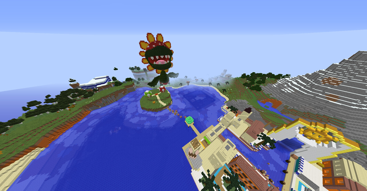 Super Mario Mashup Pack Port Minecraft Map