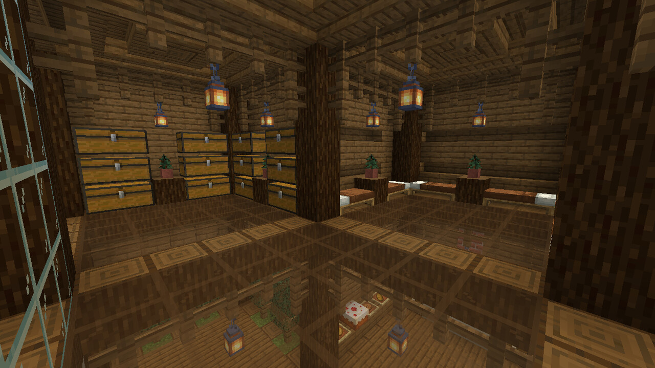 Underground Spruce Base Minecraft Map