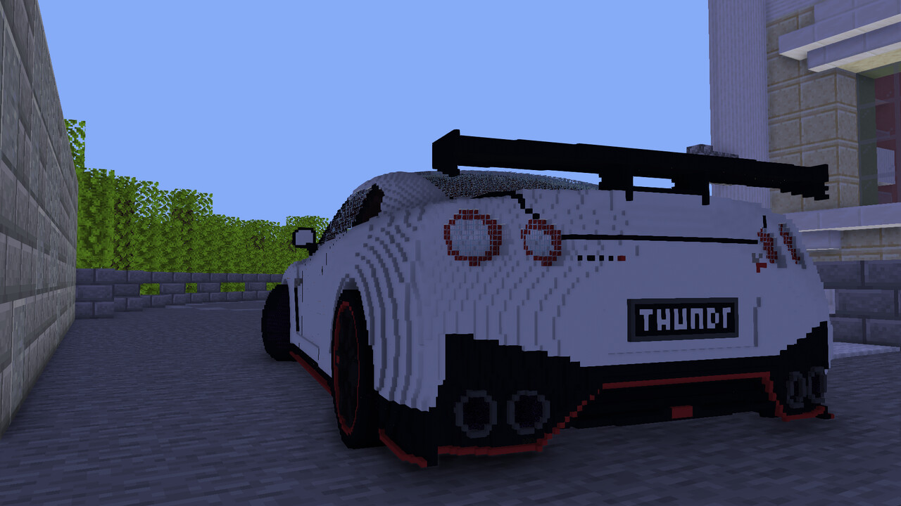 Nissan G-TR 35 Nismo 2017 Minecraft Map