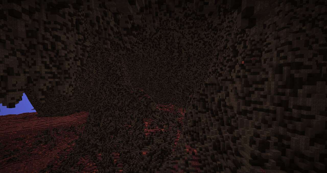 Large Nether Themed Cave (1024x1024) Minecraft Map