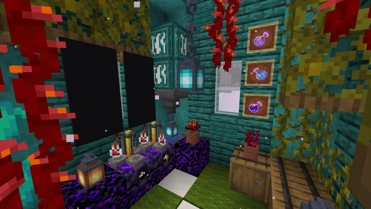 Nether Castle Gate Interior!!! Minecraft Map