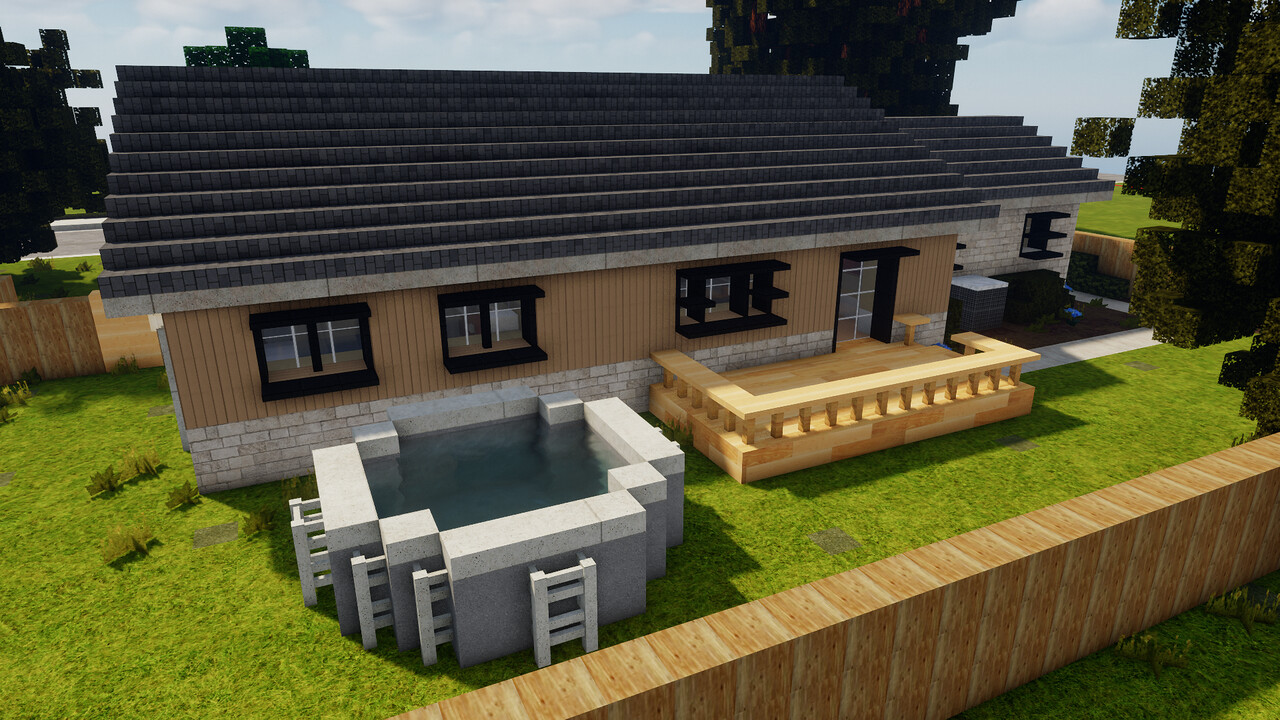 Realistic MidCentury Ranch 2 Minecraft Map