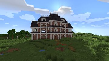 Victorian Brick Mansion Minecraft Map & Project