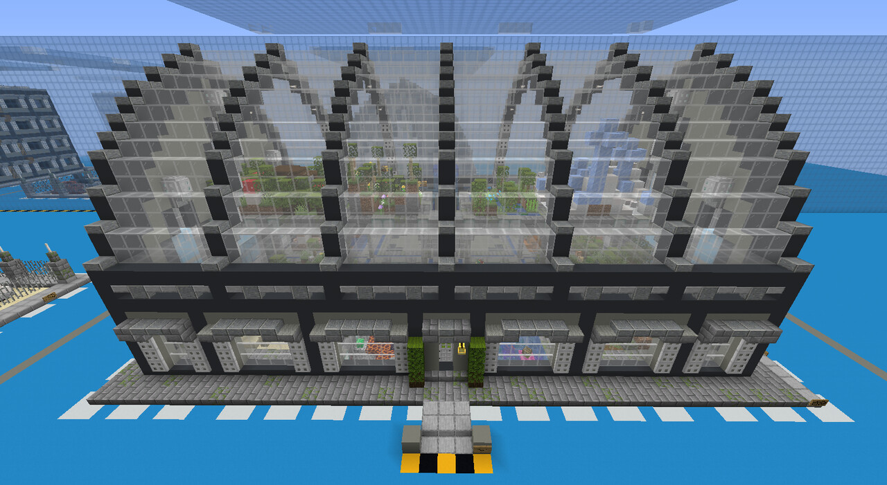 Concrete building [Procedural Metropolis] Minecraft Map