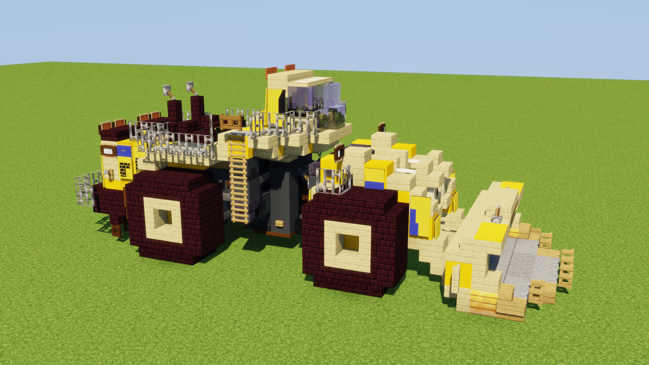 Komatsu Wheel Loader Minecraft Map