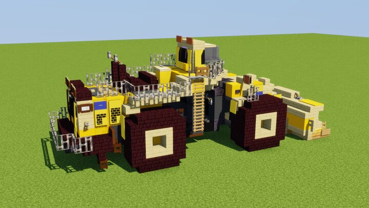 Komatsu Wheel Loader Minecraft Map
