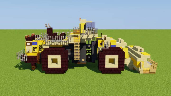 Komatsu Wheel Loader Minecraft Map